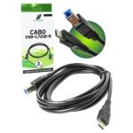 Cabo Impressora P/ Type-c 3.1 2m (blister) Mod. Xc-ci-06