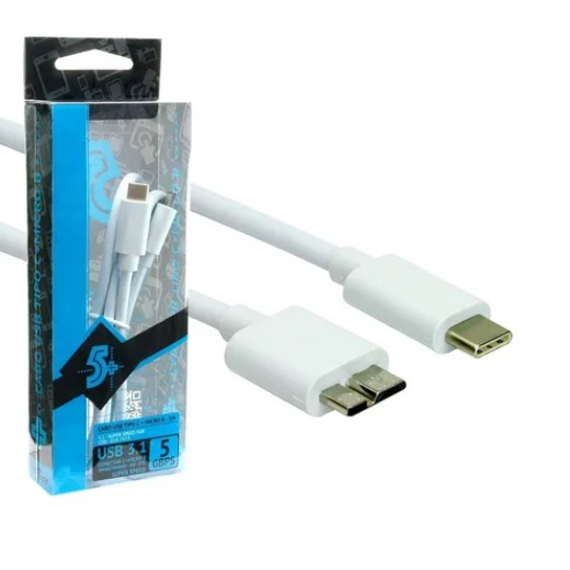 Cabo Type-c P/ Hd 2m Premium - Branco