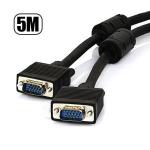 Cabo Vga Info -  Vga Macho + Vga Macho - C/ Filtro - Preto - 5m