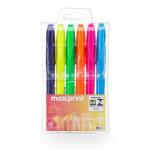 Caneta Marca Texto Maxprint Lumis Blister 6 Pc