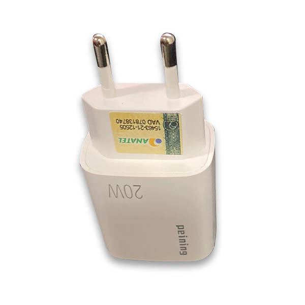 Carreg. Tomada 1 Type-c + 1 Usb (blister) Ref. Ca-05