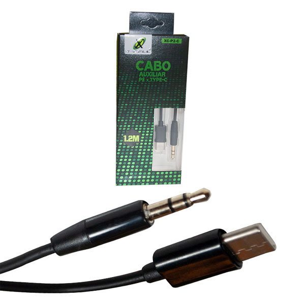 Cabo Adaptador Type-c P/ P2macho Ref. Xc-p2-c (blister)