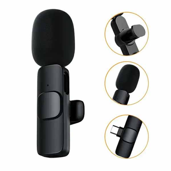 Microfone De Lapela P/ Celular Type-c (blister) Ref. K9 Tpc