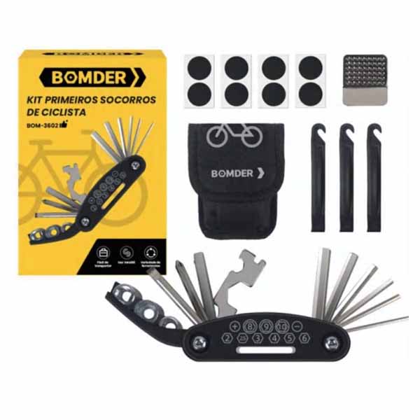 Chave P/ Bicicletas (kit Primeiros Socorros De Ciclista) Bom-3602