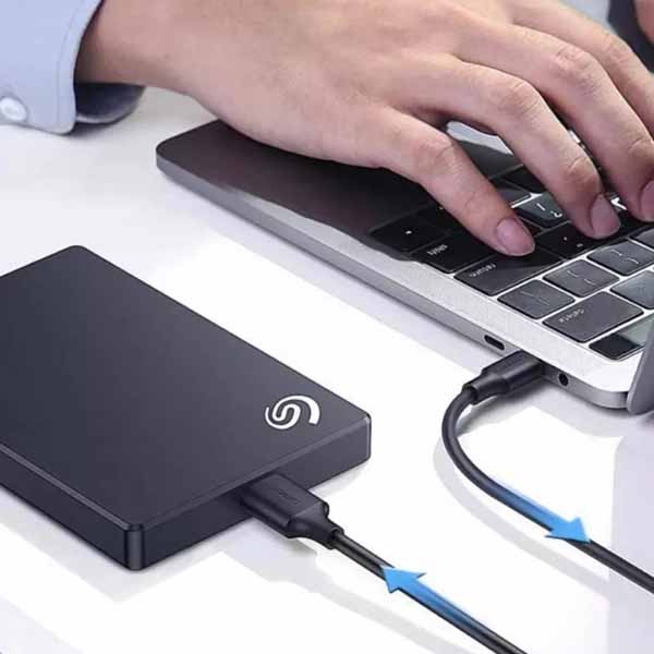 Cabo Type-c P/ Hd Sata 1m - (blister) - Preto Ref. Dk-236