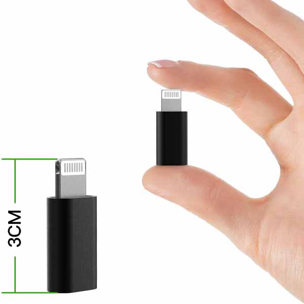 Adaptador Iphone Macho Para Type-c Femea Cores Variadas Ref. Dk-216