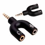 Adaptador P3 Macho P/ 2 P2 Fêmea (fone E Mic.) Ref. Kp-hm005