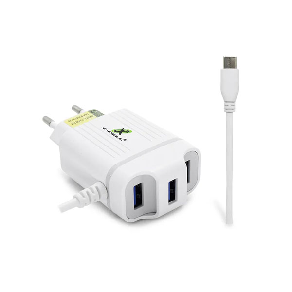 Carreg. Tomada 3 Usb 3.0 4.1a C/ Cabo Type-c (blister) Mod.xc-ur23