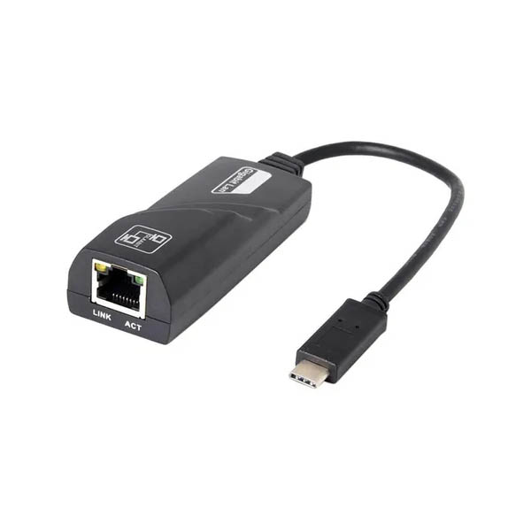Adaptador P/ Rede Type-c 3.0 P/ Lan 10/100/1000 Rj45 - Lt1168 Ub-11